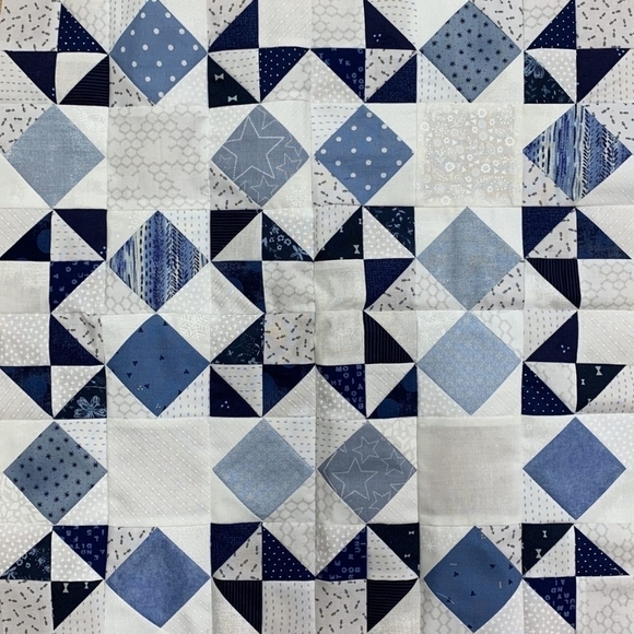 New Quilters Trek Colorado Sky 2020 True Blue Quilt Block Kit - Picture 4 of 4